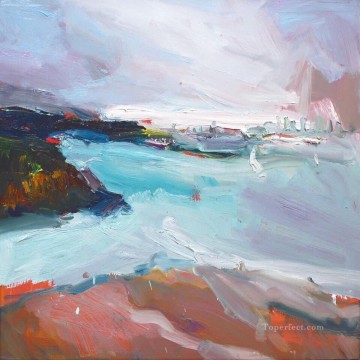 抽象的な海の風景036 Oil Paintings